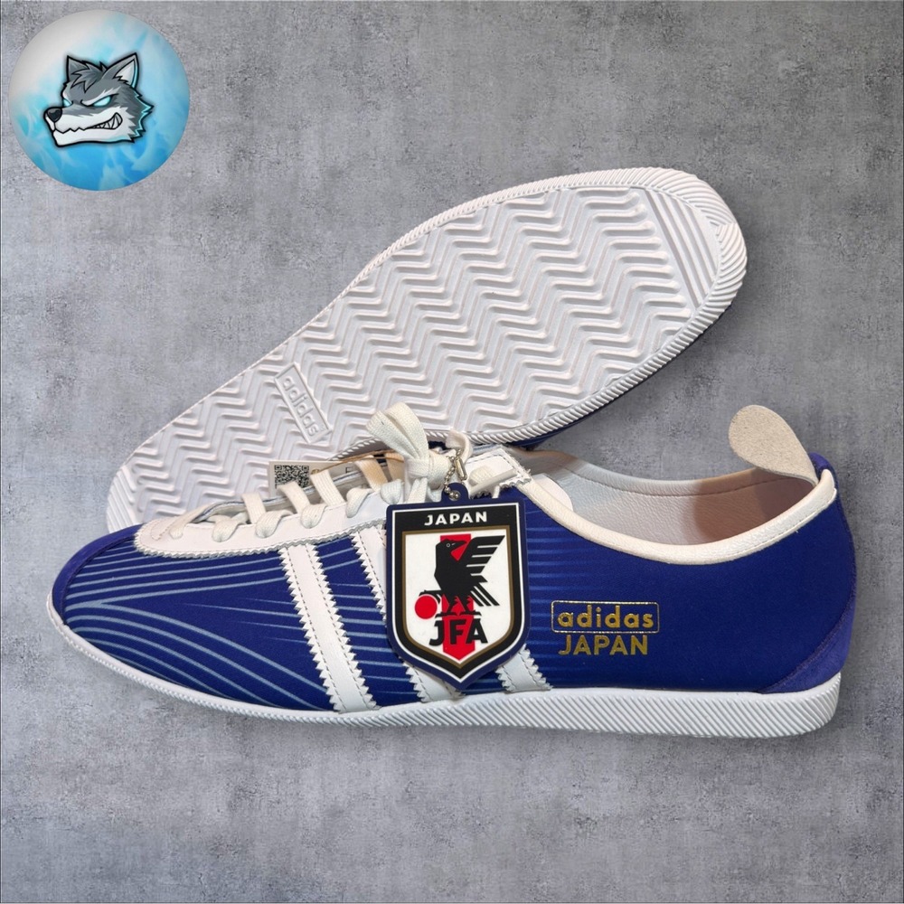adidas Originals Japan JFA Home Shoes Blue Multi Men's Size 12 KI8566
